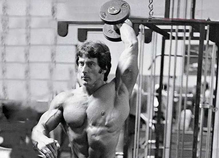 Frank Zane Workout - One Arm Overhead Extensions