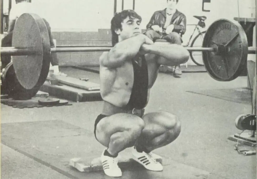 Franco Columbu Workout Review - Barbell Front Squats